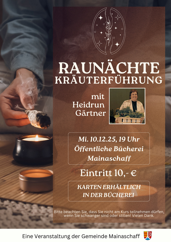 Plakat Rauhnächte Kräuterführung - 1
