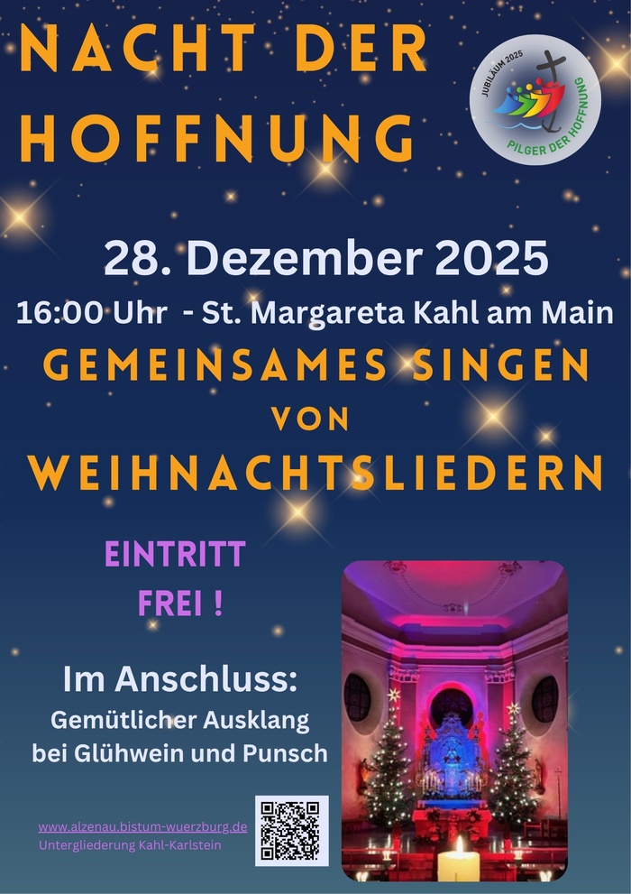 Nacht der Hoffnung - Weihnachtsliedersingen Nacht der Hoffnung - Weihnachtsliedersingen