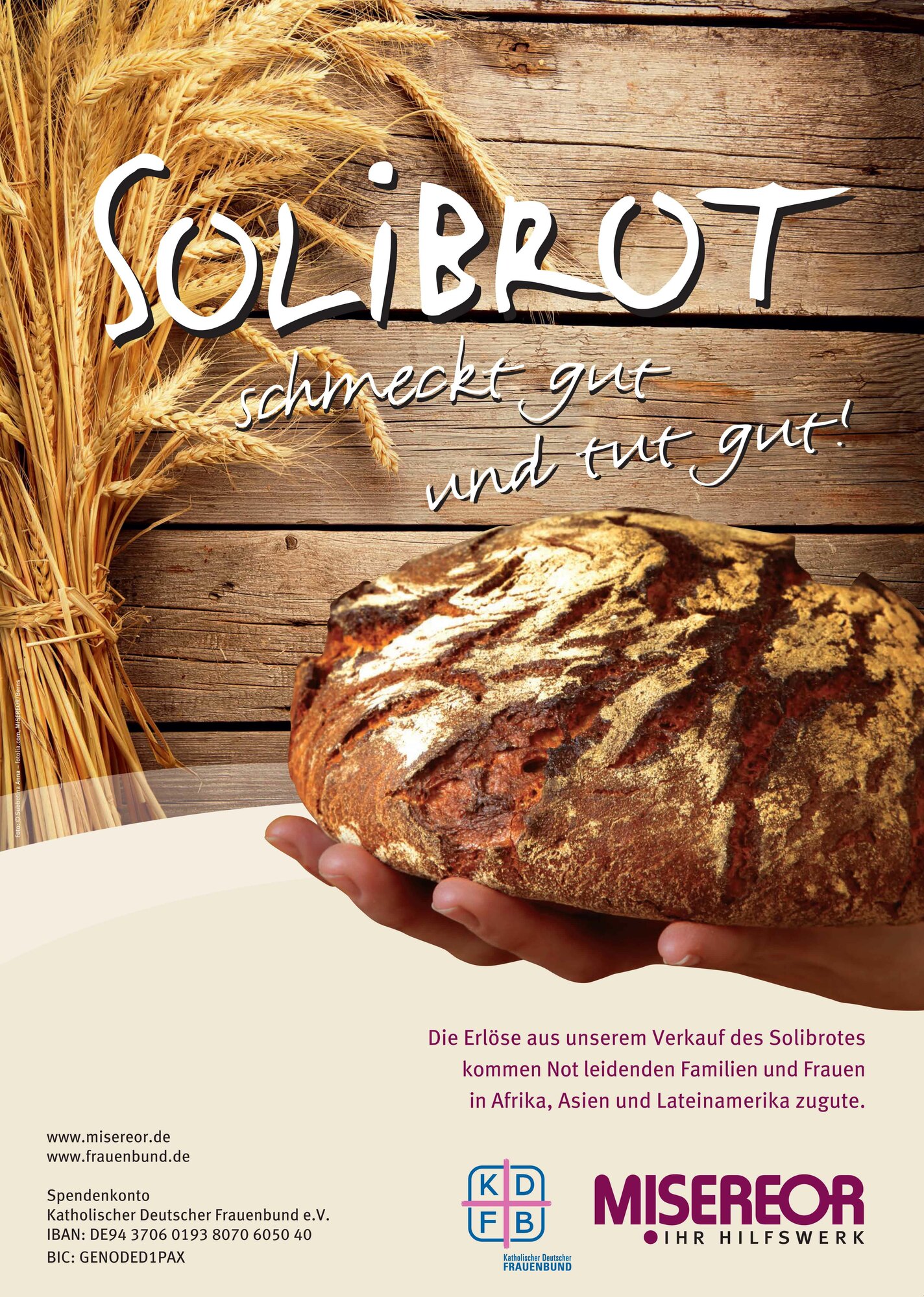 Solibrot-Aktion 2016: 50 Cent pro Brot für Brasilien